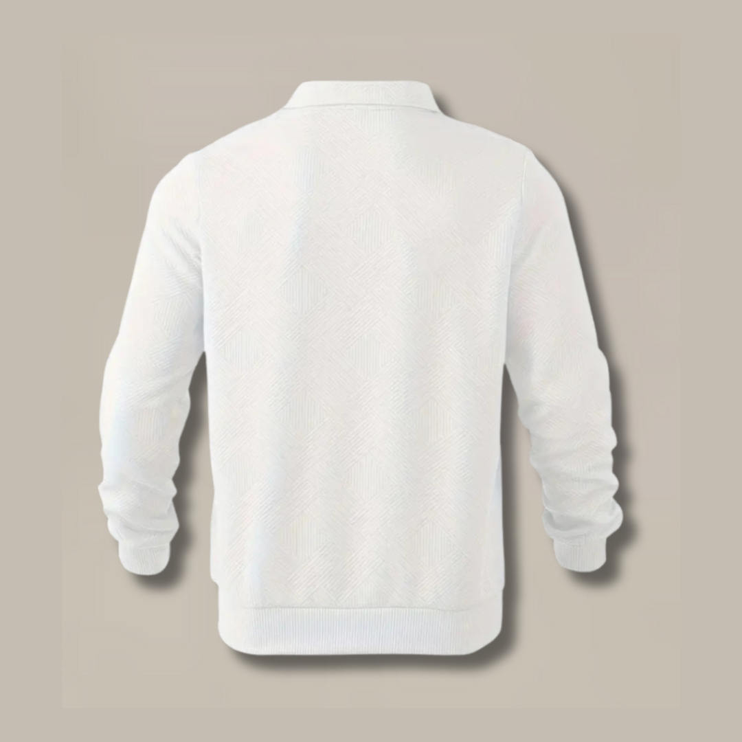 Men's Elegant Zip-Up Sweater