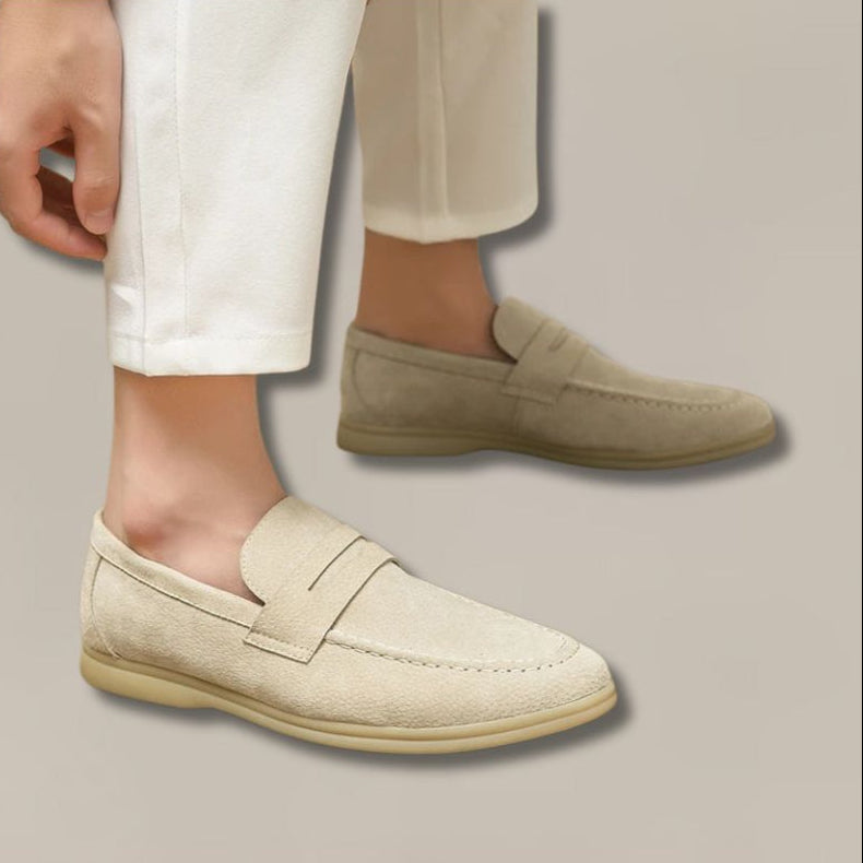 The Old Money Suede Loafers