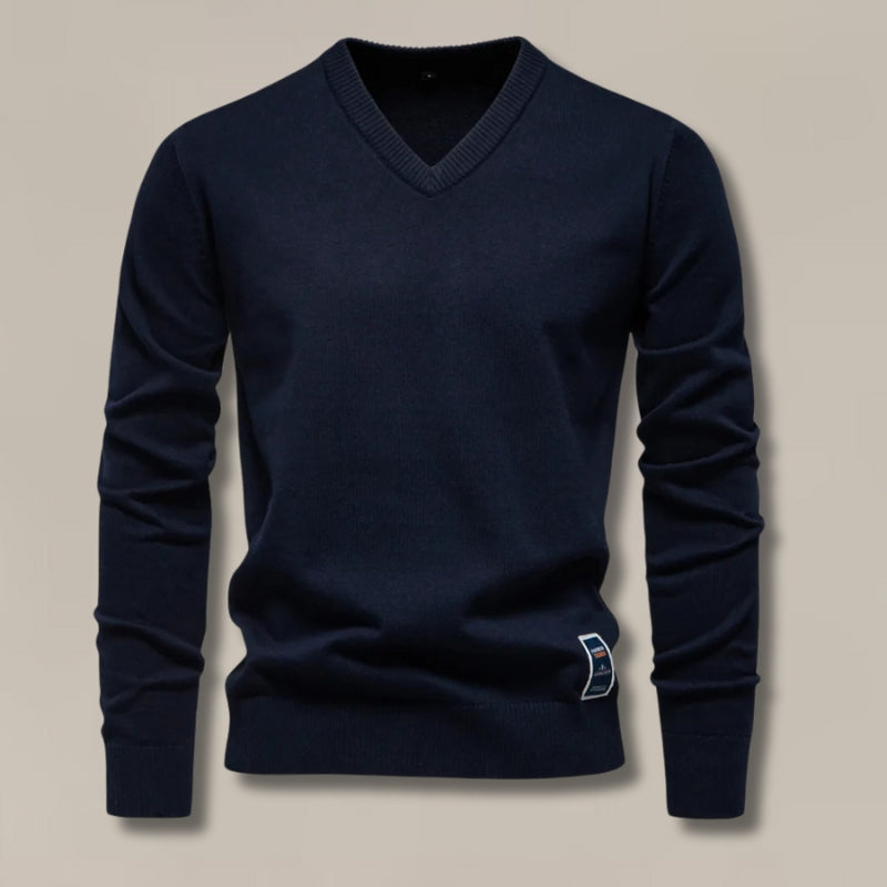 The York V-neck Jumper