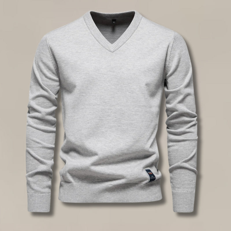 The York V-neck Jumper