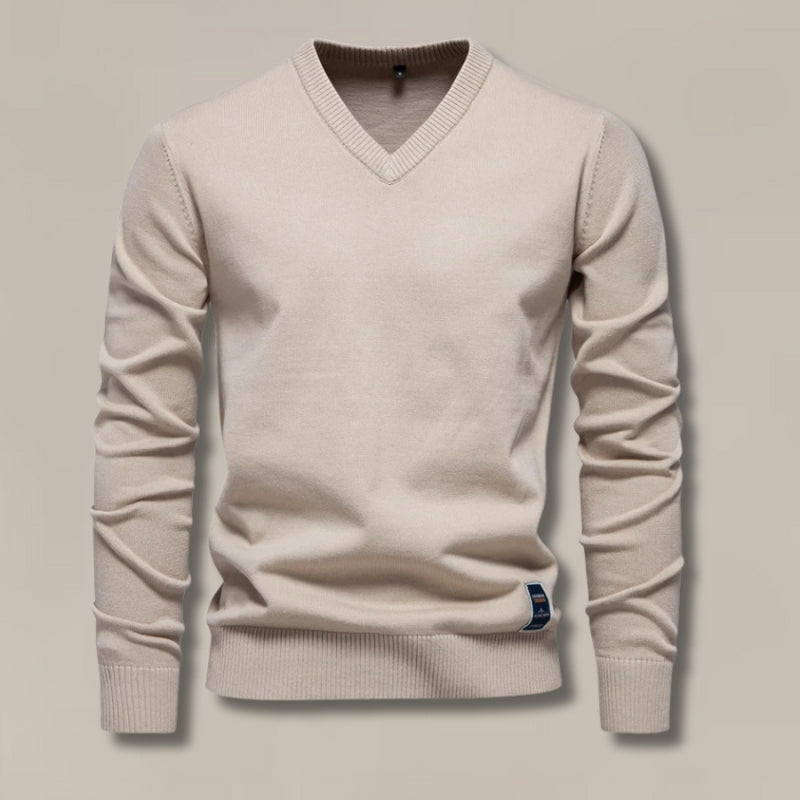 The York V-neck Jumper