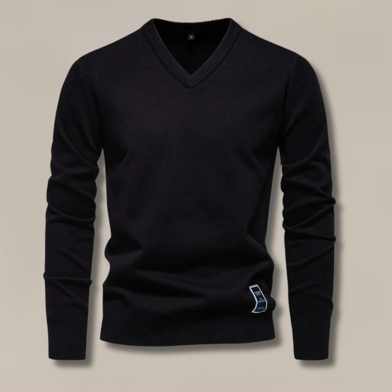 The York V-neck Jumper